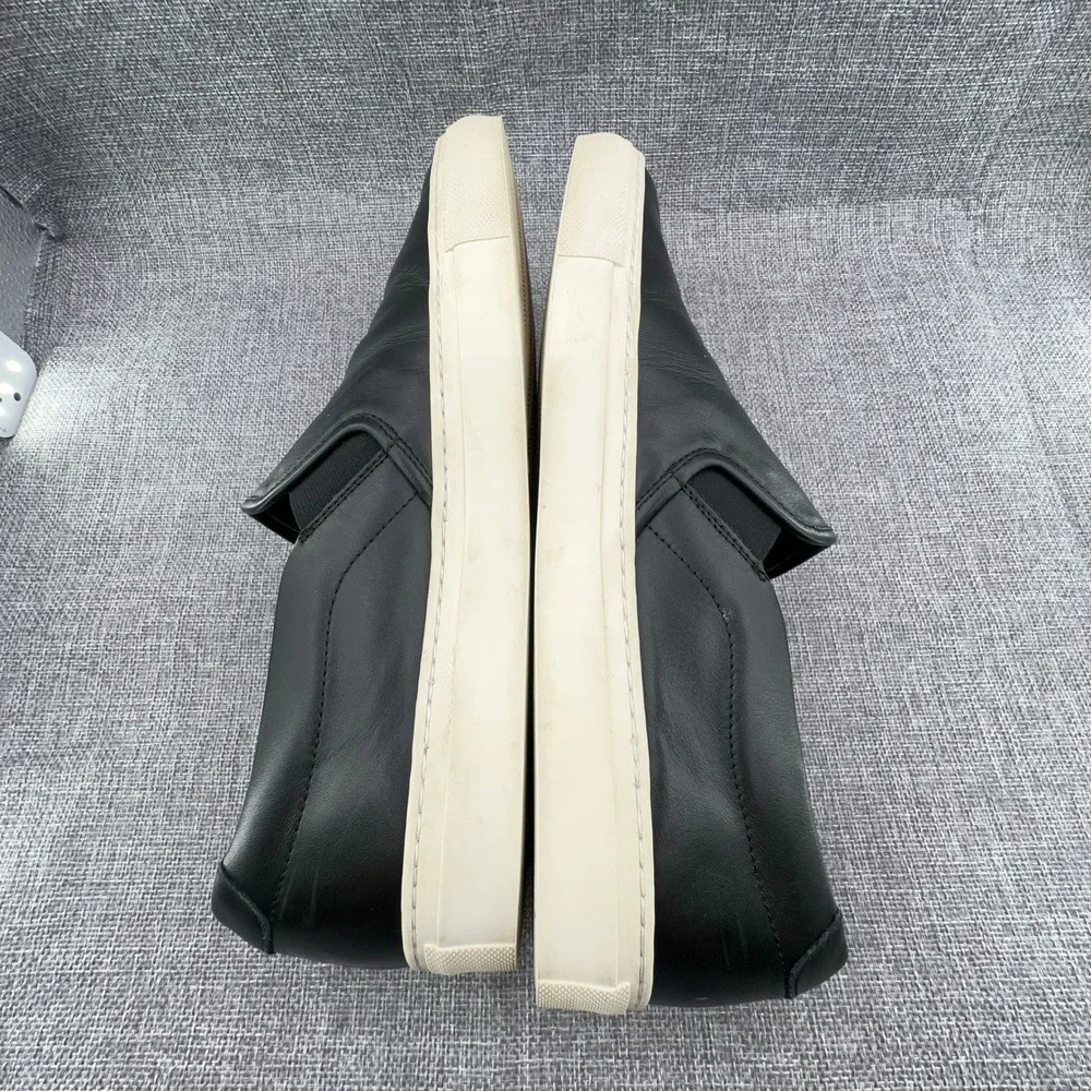 Common Projects Slip On Sneaker Size EU 41 READ DESC Black Leather Made in Italy